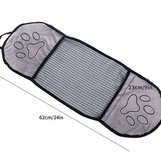 Pet Towel For Dog & Cat, Highly Absorbent Quick Dry Dog Bath Towel With Hand Pockets Design, Pet Cleaning Supplies