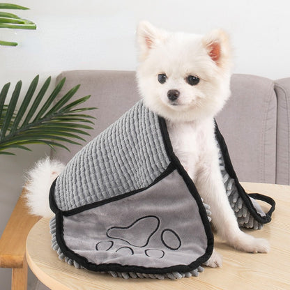 Pet Towel For Dog & Cat, Highly Absorbent Quick Dry Dog Bath Towel With Hand Pockets Design, Pet Cleaning Supplies