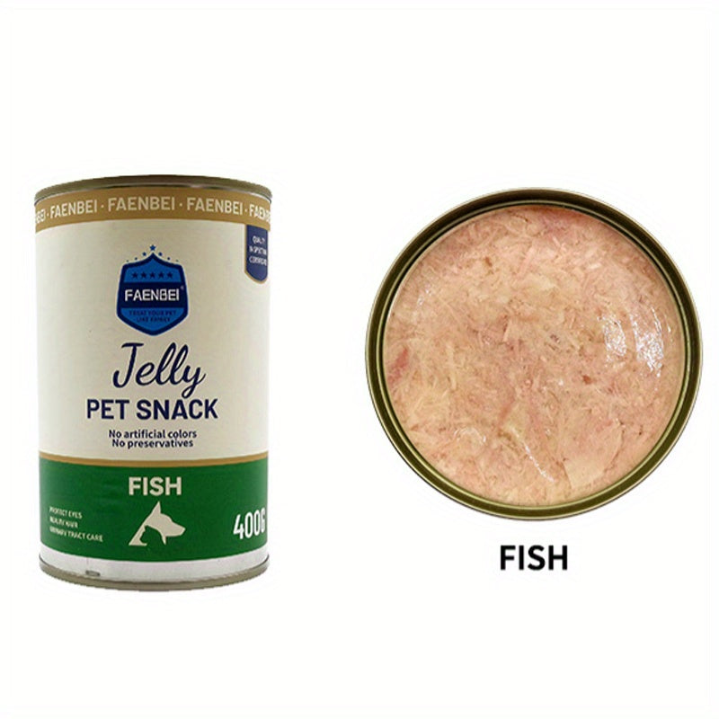 Canned dog canned cat canned pet snacks canned 400g shredded chicken frozen canned high meat containing cats and dogs