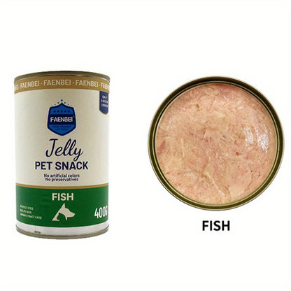 Canned dog canned cat canned pet snacks canned 400g shredded chicken frozen canned high meat containing cats and dogs
