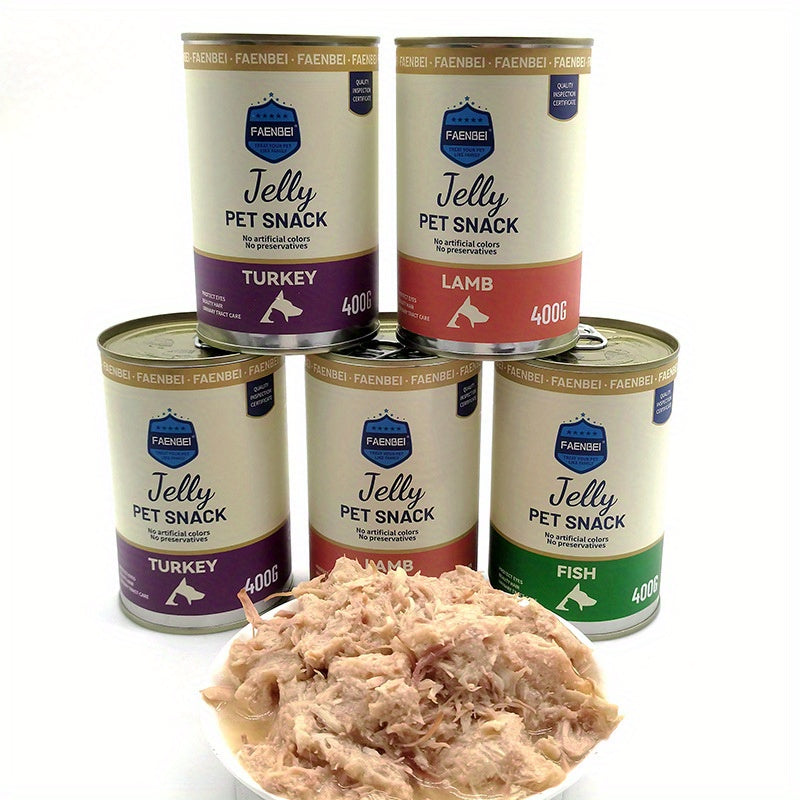 Canned dog canned cat canned pet snacks canned 400g shredded chicken frozen canned high meat containing cats and dogs
