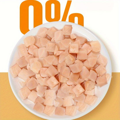 [Freeze-Dried Chicken Breast Treats] 4pcs Nutritious Freeze-Dried Chicken Breast Treats - for Dogs & Cats, 2180g Pet Snacks