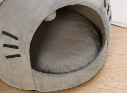 Cozy Cat Cave: Keep Your Furry Friend Warm And Snug In This Cute Pet House!