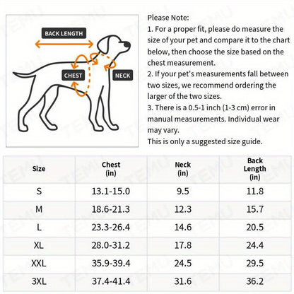 Reflective Waterproof Dog Raincoat with Hood - PU All-Weather Coat with Full Coverage, Easy Snap Closure & Reflective Trim, Comfortable & Dry Pet Jacket for Small, Medium, Large, Extra Large Dogs - Ideal for Rainy Days, Wet W