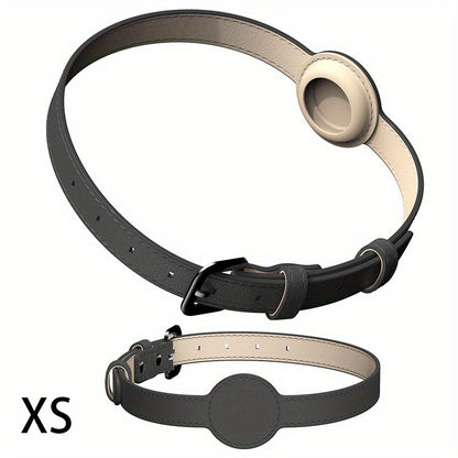 Dog Collar For Airtag Protective Tracker, Waterproof Pet Dog Anti-lost Positioning Silicone PU Collar Anti-lost Pet Cat Dog Collar