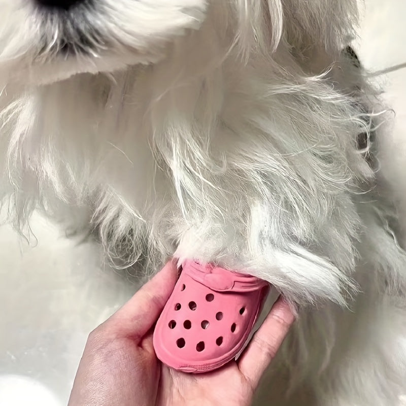 2pcs/set Breathable And Comfortable Pet Shoes - Perfect Gift For Your Cute Puppy - Candy Color Doggy Boots For Summer