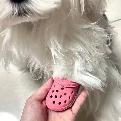 2pcs/set Breathable And Comfortable Pet Shoes - Perfect Gift For Your Cute Puppy - Candy Color Doggy Boots For Summer