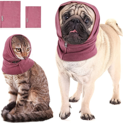 Dog Ear Muffs Noise Cancelling Pet Soundproof Headphones for Small to Medium Dogs and Puppies, Anti-Scratch Protective Covers with Wind Protection, Dog Ear Protection for Ears, Pet Ear Cover Extra Small, Dog Ear Support, Ear