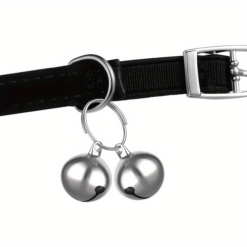 3pcs Pet Round Dog Bells Dog Charm Bells Pet Pendant, Anti-Lost Training Bells For Collars, Suitable For Pet Pendant Accessories, 1/2-Inch