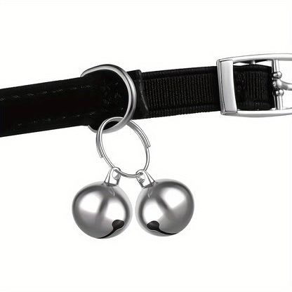 3pcs Pet Round Dog Bells Dog Charm Bells Pet Pendant, Anti-Lost Training Bells For Collars, Suitable For Pet Pendant Accessories, 1/2-Inch