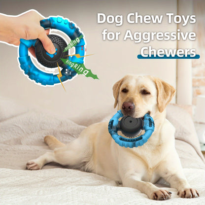 Dog Chew Toys Squeak Chewing Toys Durable Interactive Puppy Toy Teeth Cleaning Nylon Pet Toys