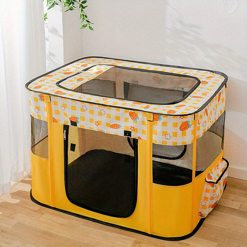 Portable Foldable Pet Playpen Collapsible Crates Kennel Playpen For Dog Cat And Rabbit &Travel Playpen, Portable Pet Play Pens, Dog And Cat Playpen Foldable, Dog Tent Puppy Playground For Puppy Indoor/Outdoor (M.L.XL.XXL).