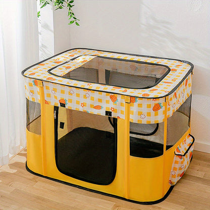 Portable Foldable Pet Playpen Collapsible Crates Kennel Playpen For Dog Cat And Rabbit &Travel Playpen, Portable Pet Play Pens, Dog And Cat Playpen Foldable, Dog Tent Puppy Playground For Puppy Indoor/Outdoor (M.L.XL.XXL).