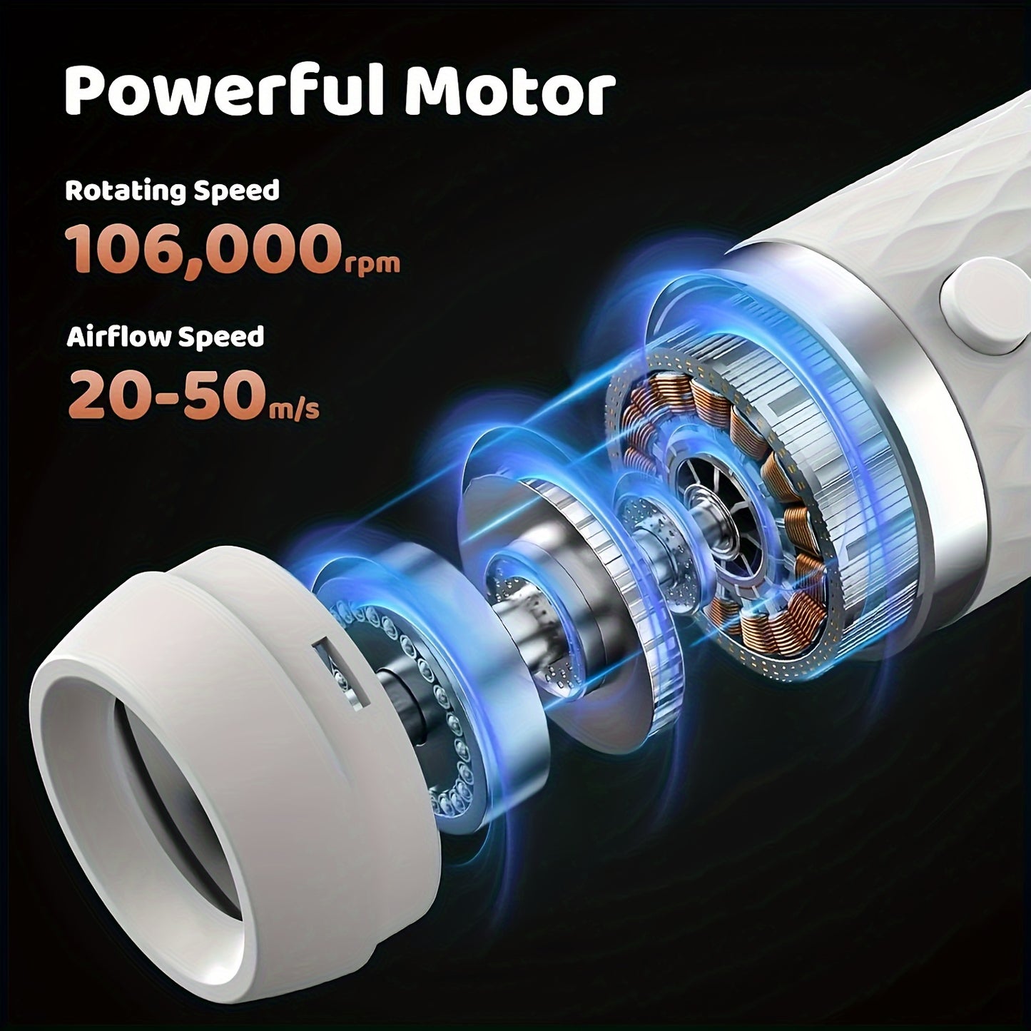 5-in-1 Portable Handheld Dog Hair Dryer - Advanced Smart Temperature Adjustment, Detachable Grooming Brush, Pet Washing Station, Travel-Friendly Design, Compact and Lightweight for Easy Use - Perfect for Home and Travel Pet C