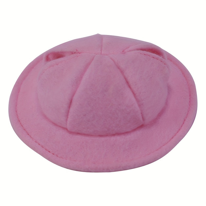 Cute Solid Color Pet Rabbit Hat Cat Dress Headgear Funny Small Pet Photo Props