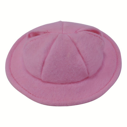Cute Solid Color Pet Rabbit Hat Cat Dress Headgear Funny Small Pet Photo Props