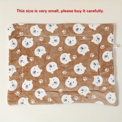 Quilted Luxury Dog Sleep Mat - Ultra-Soft & Warm, Washable for Autumn/Winter - Perfect Thickened Cushion for Pet Crates - Durable & Easy Care - Suitable for Small to Large Breeds