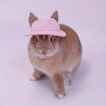 Cute Solid Color Pet Rabbit Hat Cat Dress Headgear Funny Small Pet Photo Props