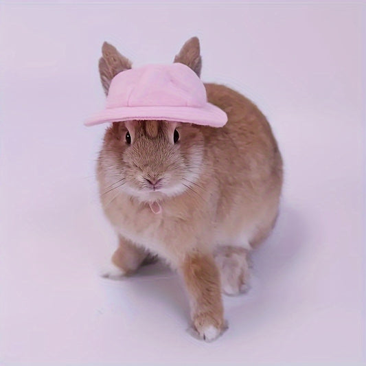 Cute Solid Color Pet Rabbit Hat Cat Dress Headgear Funny Small Pet Photo Props