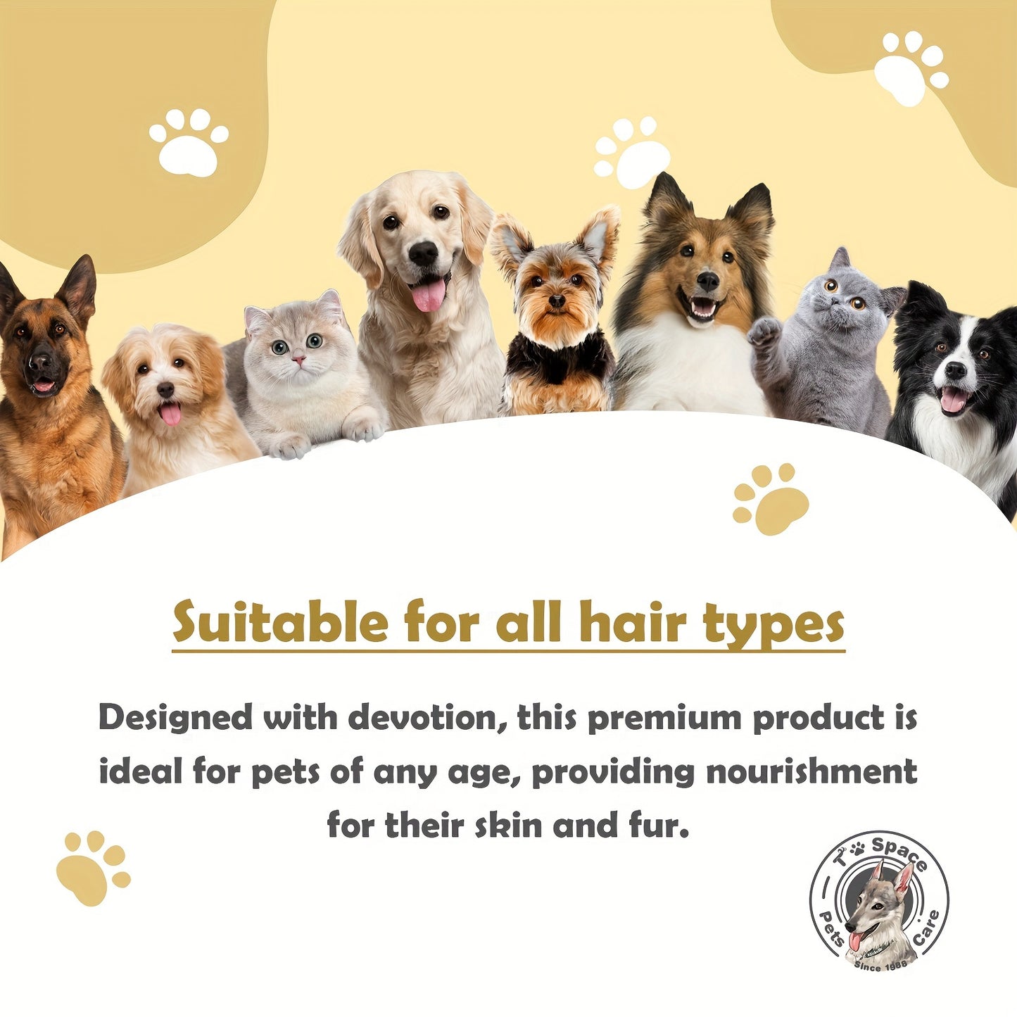 2pcs Pet Grooming Kit: Gentle Formula Shampoo & Conditioner For Dogs - Softens Fur, Cleanses & Cares, Nourishing Coconut Pet Care 3-in-1 Shampoo - Deep Cleans, Moisturizes, Itchy Skin Relief, Glossy Coat - Gentle & Safe For C