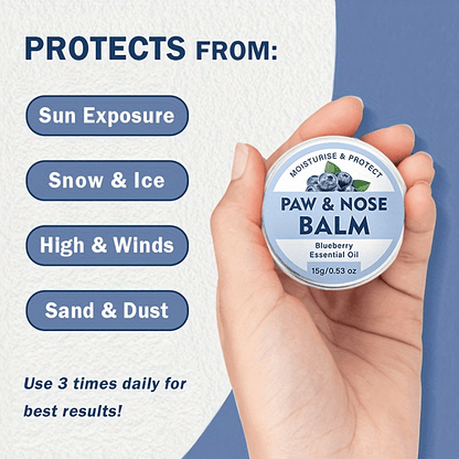 Soothing Dog Paw & Nose Balm - Aluminum Tin, Battery-Free, Pet Care Essentials