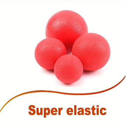 Durable Dog Chew Toy - 1pc Rubber Ball for Pet Teeth Grinding & Interactive Play