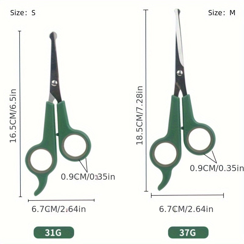 Premium Pet Grooming Scissors - Sharp, Durable, and Comfortable Professional Shears for Safe and Easy Dog and Cat Grooming - Ideal for Trimming, Clipping, and Shaping Fur
