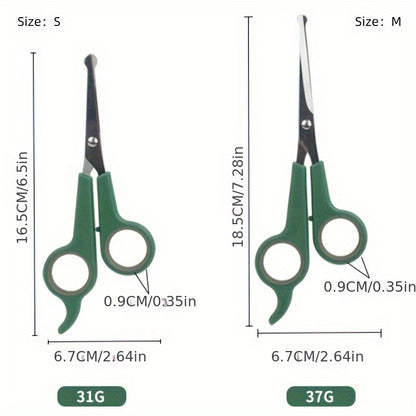 Premium Pet Grooming Scissors - Sharp, Durable, and Comfortable Professional Shears for Safe and Easy Dog and Cat Grooming - Ideal for Trimming, Clipping, and Shaping Fur