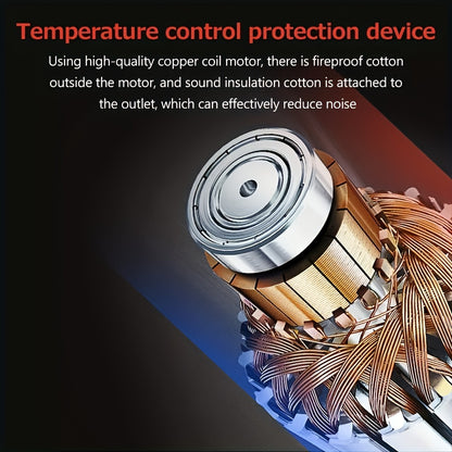 Four-in-One 600W 110V 18KPa Lightweight Handheld Rod Vacuum Cleaner - Portable, Low Noise, Pet Hair and Hard Floor Friendly, Suitable for Carpets, with Aspirating Function