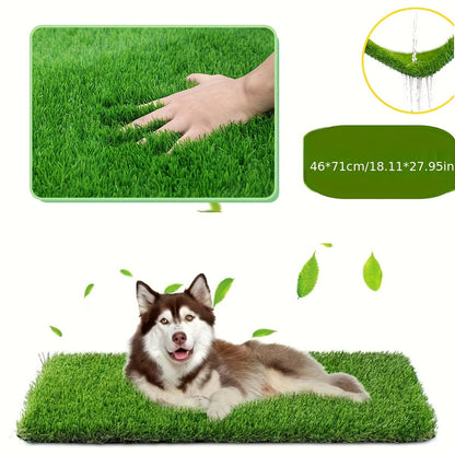 Ultimate Washable Dog Grass Mat - Reusable, Odor-Control Artificial Lawn for Pet Training, Easy-Clean Pee Pad with Non-Slip Backing, Perfect for Indoor or Outdoor Use