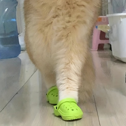 2pcs/set Breathable And Comfortable Pet Shoes - Perfect Gift For Your Cute Puppy - Candy Color Doggy Boots For Summer