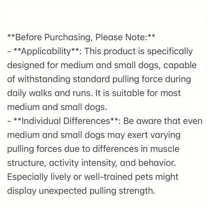1pc Versatile 5M/16FT LED Retractable Dog Leash Illuminated Outdoor Pet Walking And Running Lead Adjustable Tractor Rope Design For Small And Medium-sized Dogs