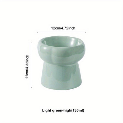 Ceramic Elevated Pet Bowls for Healthy Feeding and Hydration of Your Dog or Cat