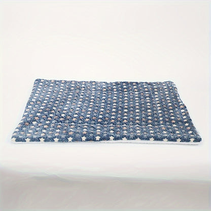 Quilted Luxury Dog Sleep Mat - Ultra-Soft & Warm, Washable for Autumn/Winter - Perfect Thickened Cushion for Pet Crates - Durable & Easy Care - Suitable for Small to Large Breeds
