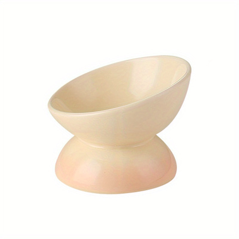 Premium Ceramic Pet Feeding Bowls - Elevate Dining for Dogs & Cats - Reduces Neck Strain, Enhances Digestion with Stylish Red Design