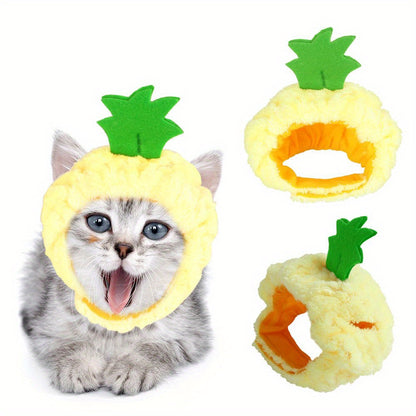 Cute Animals Shaped Cat Hat, Warm Pet Costume For Dog & Cat, Pet Party Supplies