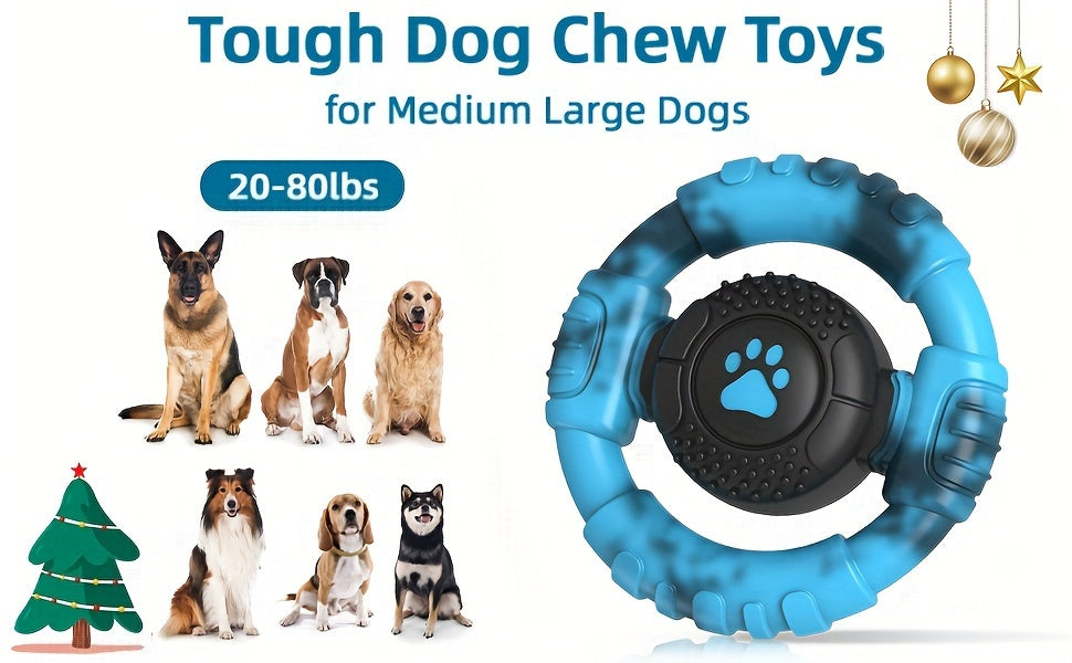 Dog Chew Toys Squeak Chewing Toys Durable Interactive Puppy Toy Teeth Cleaning Nylon Pet Toys