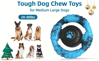 Dog Chew Toys Squeak Chewing Toys Durable Interactive Puppy Toy Teeth Cleaning Nylon Pet Toys