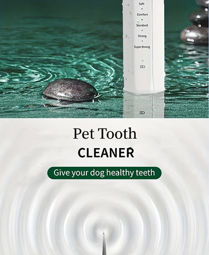 Pet Teeth Cleaning Kit With LED Light For Dogs, 5 Modes For Teeth Care To Remove Stains Calculus, Dog Toothbrush Plaque And Tartar Remover