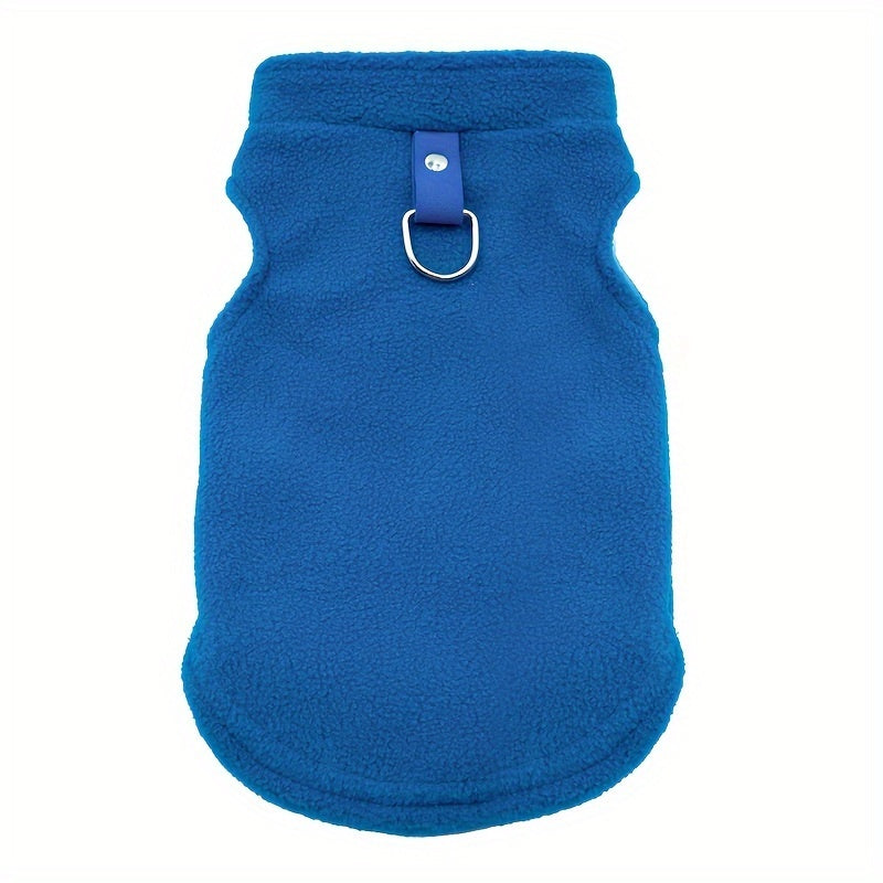 Tailoredtrend, Cozy Fleece Dog Vest - Thick, Solid Color Pet Apparel for Small to Medium Cats & Dogs, Hand Wash Only - Perfect for Fall/Winter