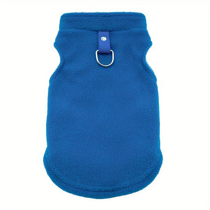 Tailoredtrend, Cozy Fleece Dog Vest - Thick, Solid Color Pet Apparel for Small to Medium Cats & Dogs, Hand Wash Only - Perfect for Fall/Winter