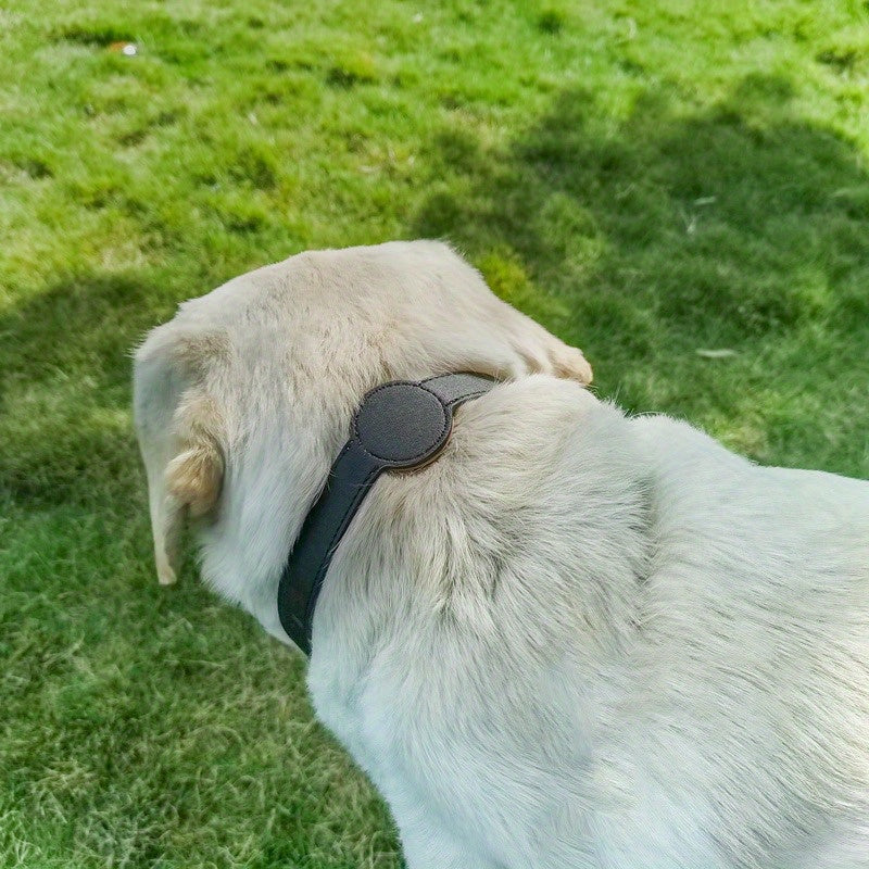 Dog Collar For Airtag Protective Tracker, Waterproof Pet Dog Anti-lost Positioning Silicone PU Collar Anti-lost Pet Cat Dog Collar