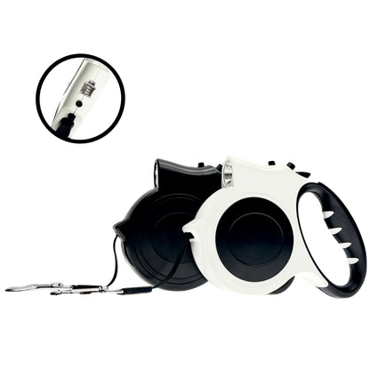 1pc Versatile 5M/16FT LED Retractable Dog Leash Illuminated Outdoor Pet Walking And Running Lead Adjustable Tractor Rope Design For Small And Medium-sized Dogs