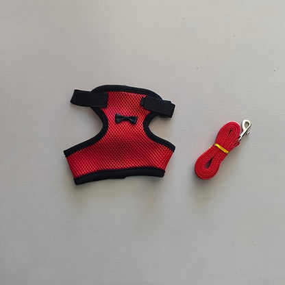 New Chicken Chest Harness Adjustable Chicken Leash Comfortable Breathable Elastic Chicken Vest for Poultry Pet Training Supplies