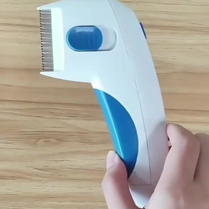 flea comb - Electric Flea Comb - Effective Flea & Egg Removal, Gentle Pet Care Design - Cats & Dogs - Pet Owners - For Safe & Easy Flea & Lice Control - Flea-Free Fur, Instantly!