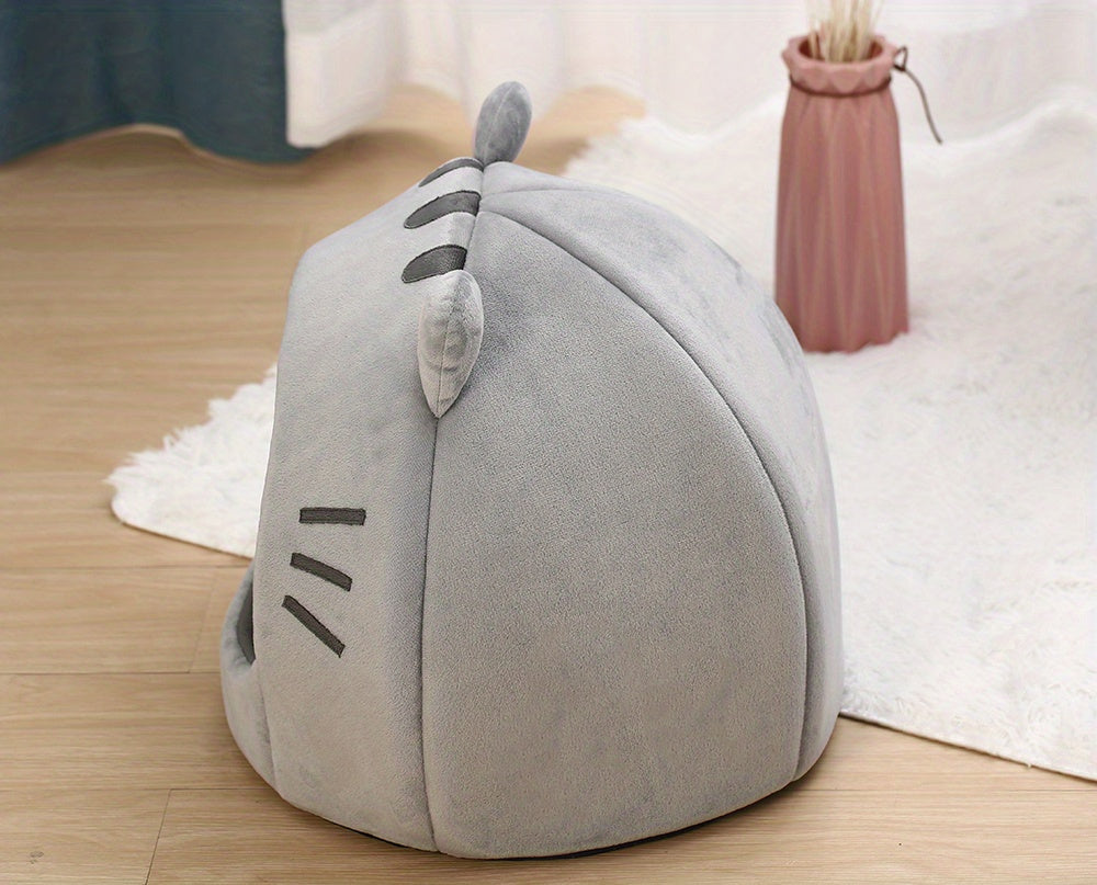 Cozy Cat Cave: Keep Your Furry Friend Warm And Snug In This Cute Pet House!
