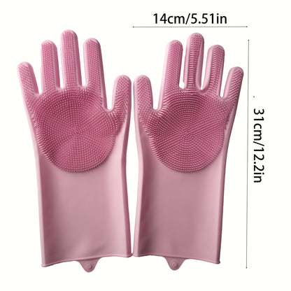 5pcs Dog Grooming Bath Set - Stainless Steel Shampoo Brush, Soft Rubber Washing Gloves, Hair Removal Slider for All Breeds, Pet Care Essentials