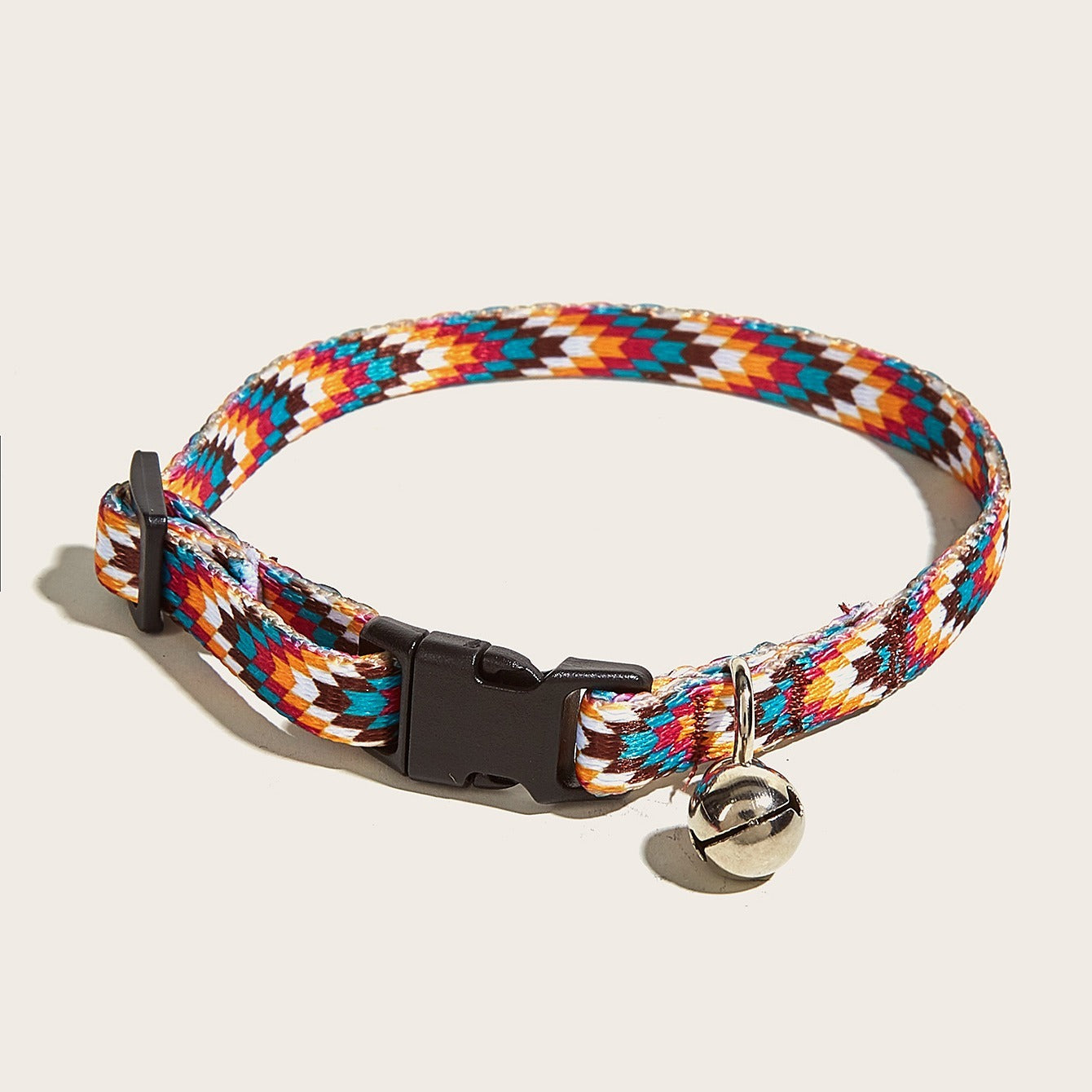 Adjustable Pet Collar with Bell for Dogs and Cats - Adorable and Stylish Pet Accessory