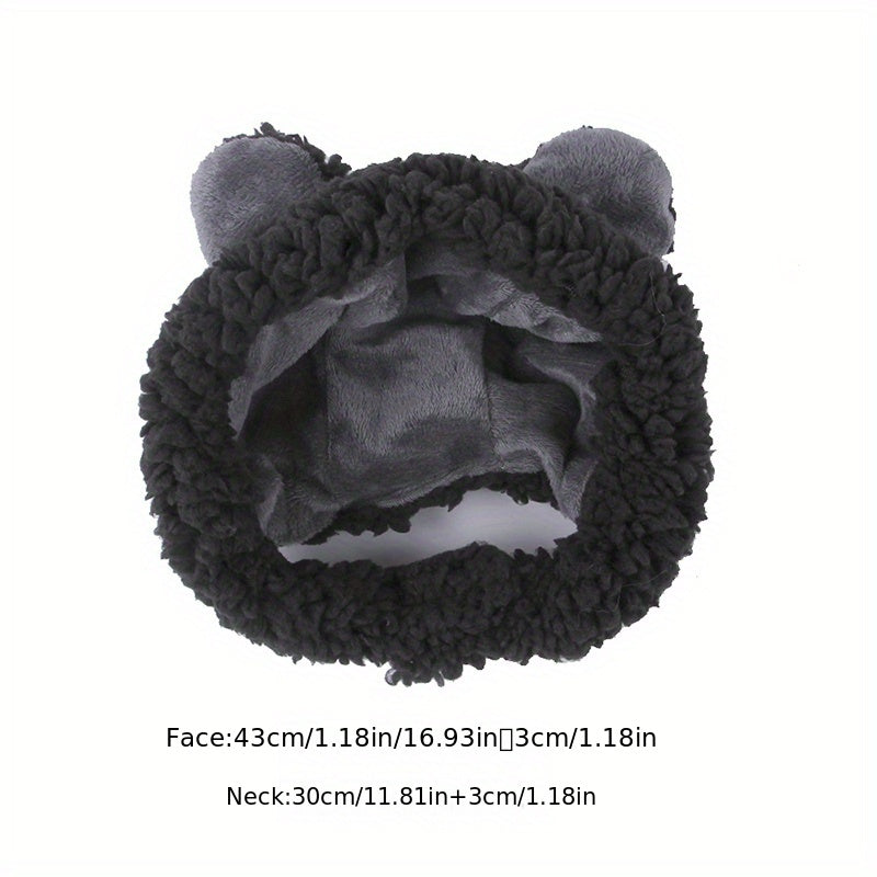 Cute Animals Shaped Cat Hat, Warm Pet Costume For Dog & Cat, Pet Party Supplies