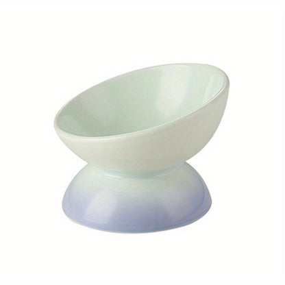 Premium Ceramic Pet Feeding Bowls - Elevate Dining for Dogs & Cats - Reduces Neck Strain, Enhances Digestion with Stylish Red Design